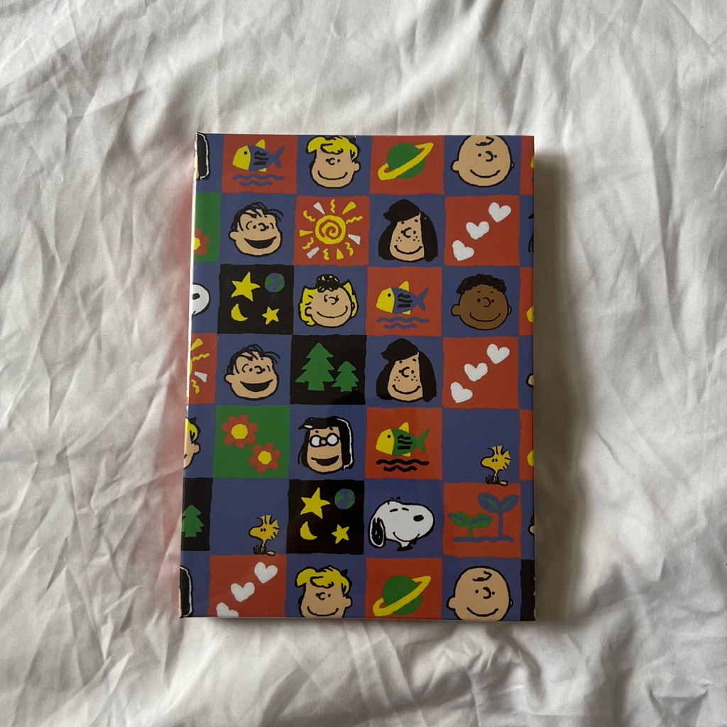 

Grid Snoopy / Charlie Brown Peanuts Colorful A5 Hardcover Notebook - buku sekolah buku tulis buku catatan