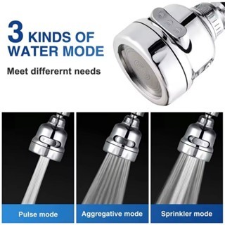 Kepala Kran Air Wastafel Cuci Piring 3 Mode Splash Flexible Kaku D001