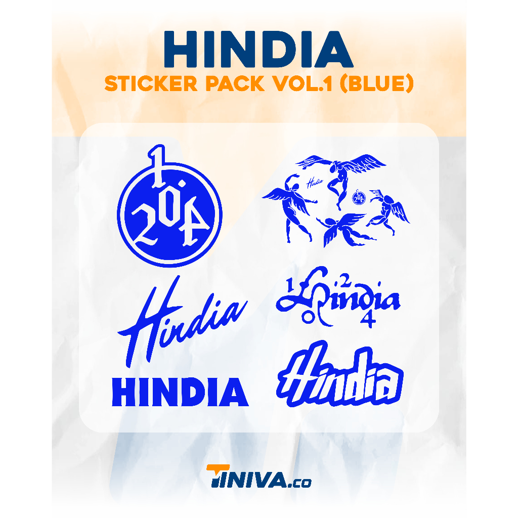 

Sticker Pack Hindia Vol.1 (Blue) | Sticker Vinyl | Untuk HP, Laptop, Helm, Motor, Mobil, Tumblr