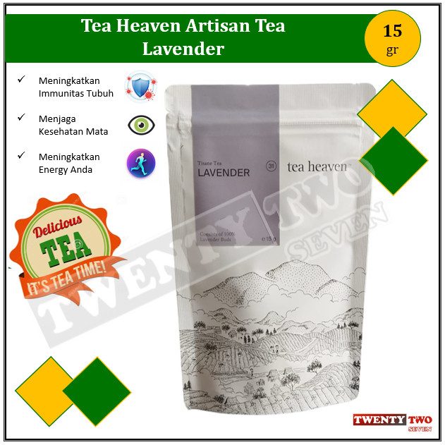 

[6 X]Tea Heaven Artisan Tea Lavender 15 gr