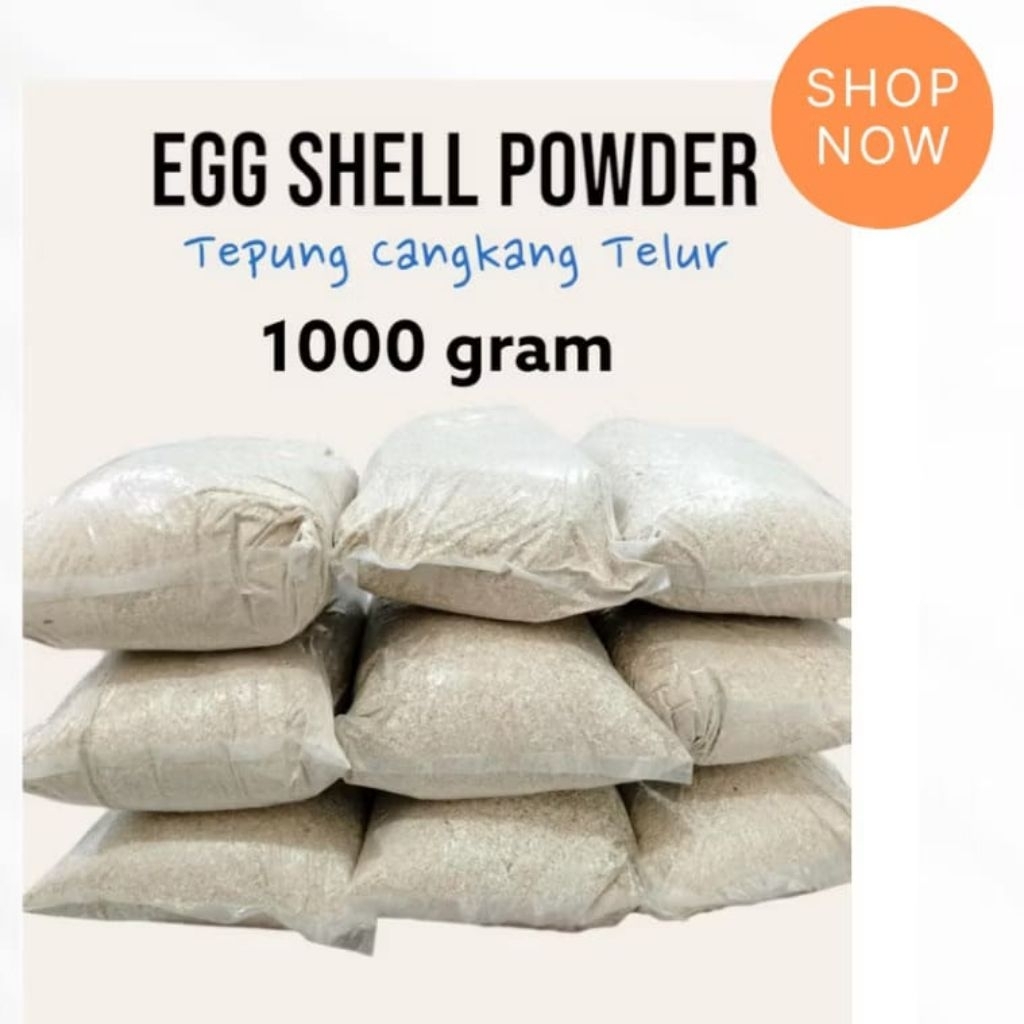 Grit Cangkang Telur-Egg Shell calsium murni untuk ternak ayam repack