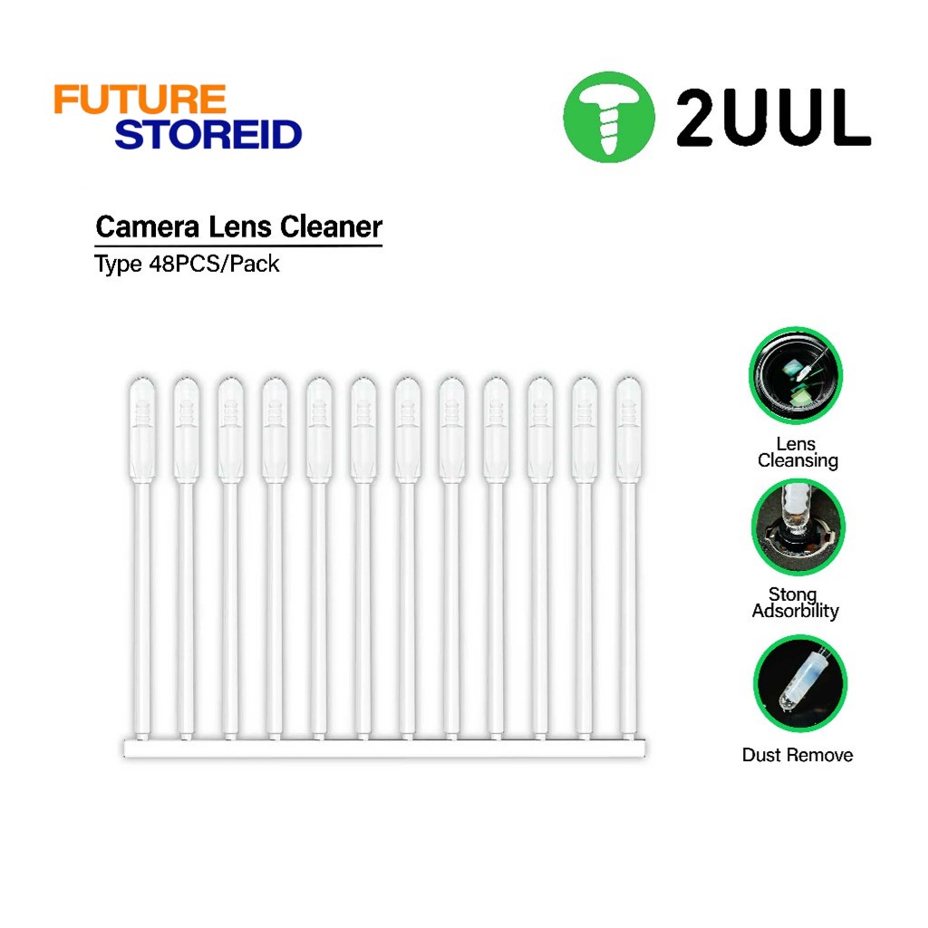 2UUL CL21 GEL PEMBERSIH Camera Lens Cleaner Synthetic Resin Gel Stick Type 48PCS/Pack