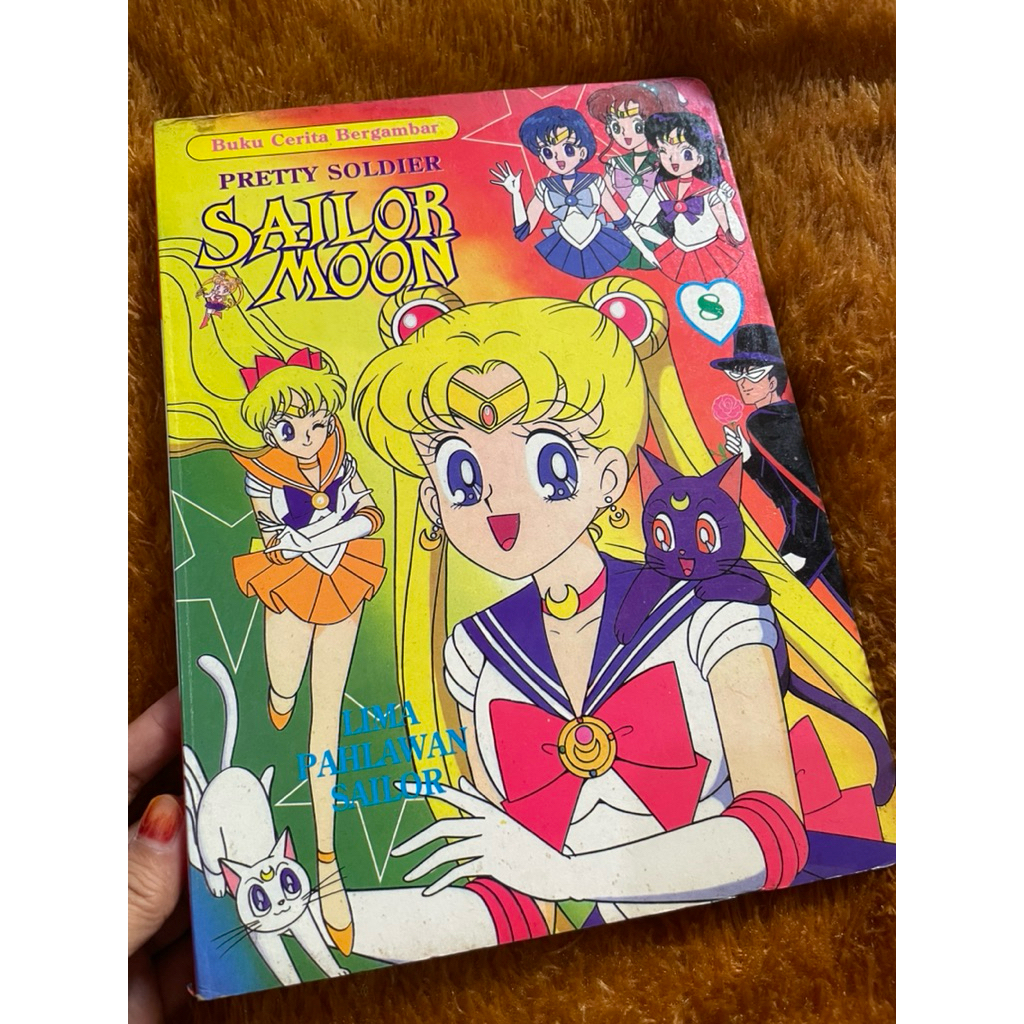 Boardbook preloved Sailor Moon -Lima Pahlawan Sailor