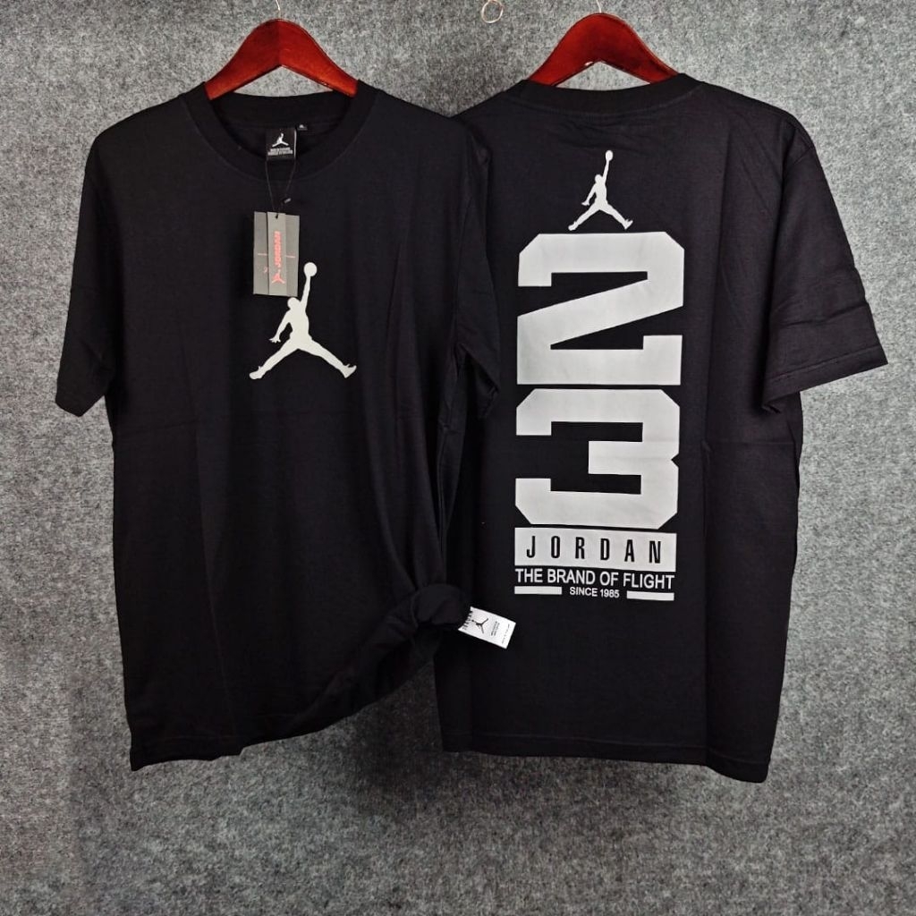 Baju atasan warna hitam motif dipunggung - Baju kaos pria lengan pendek gaya terbaru - kaos sablon u
