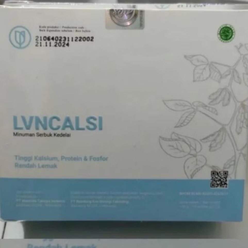 

minuman serbuk kedelai original barcode kemasan terbaru