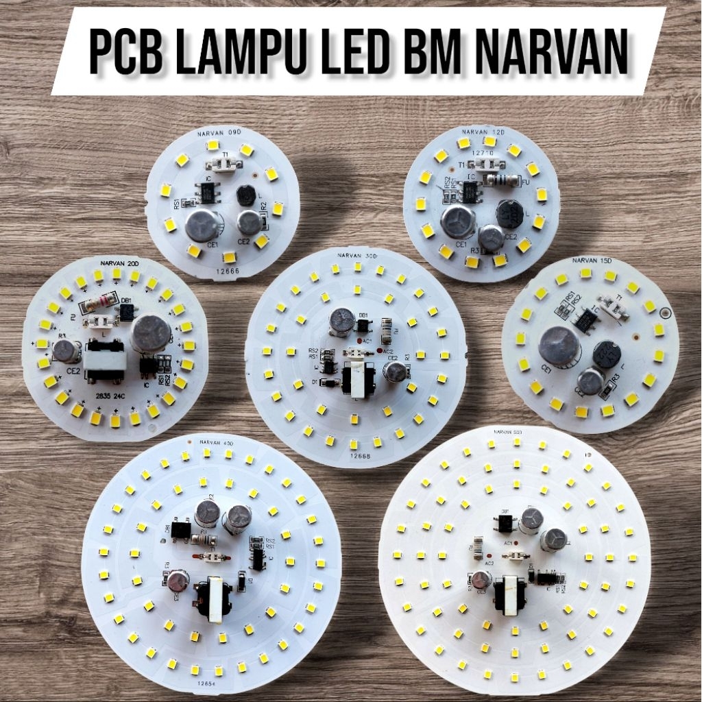PCB LAMPU LED AC BM NARVAN