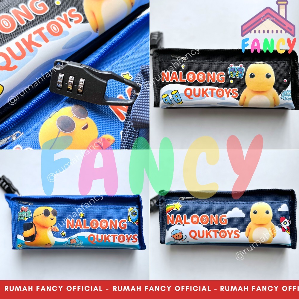 

Tempat Pensil Sleting NAILONG IMPORT + PASSWORD KL 6458 YELLOW DUCK CUTE Unik Lucu Murah