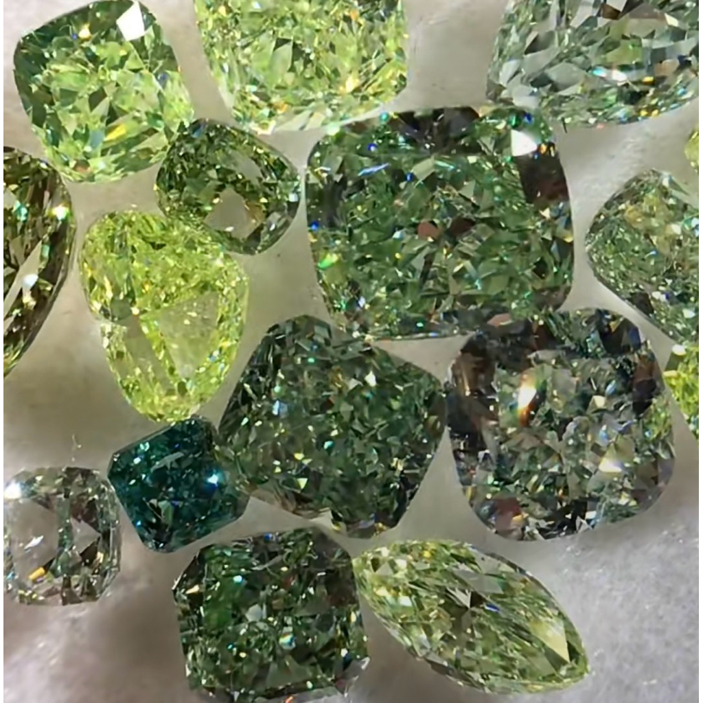 [ Lab Carbon Diamond&Modified Brilliant ]FL-IF/VVS1 Kualitas -Color D/E PREMIUM Austria Lab Carbon B