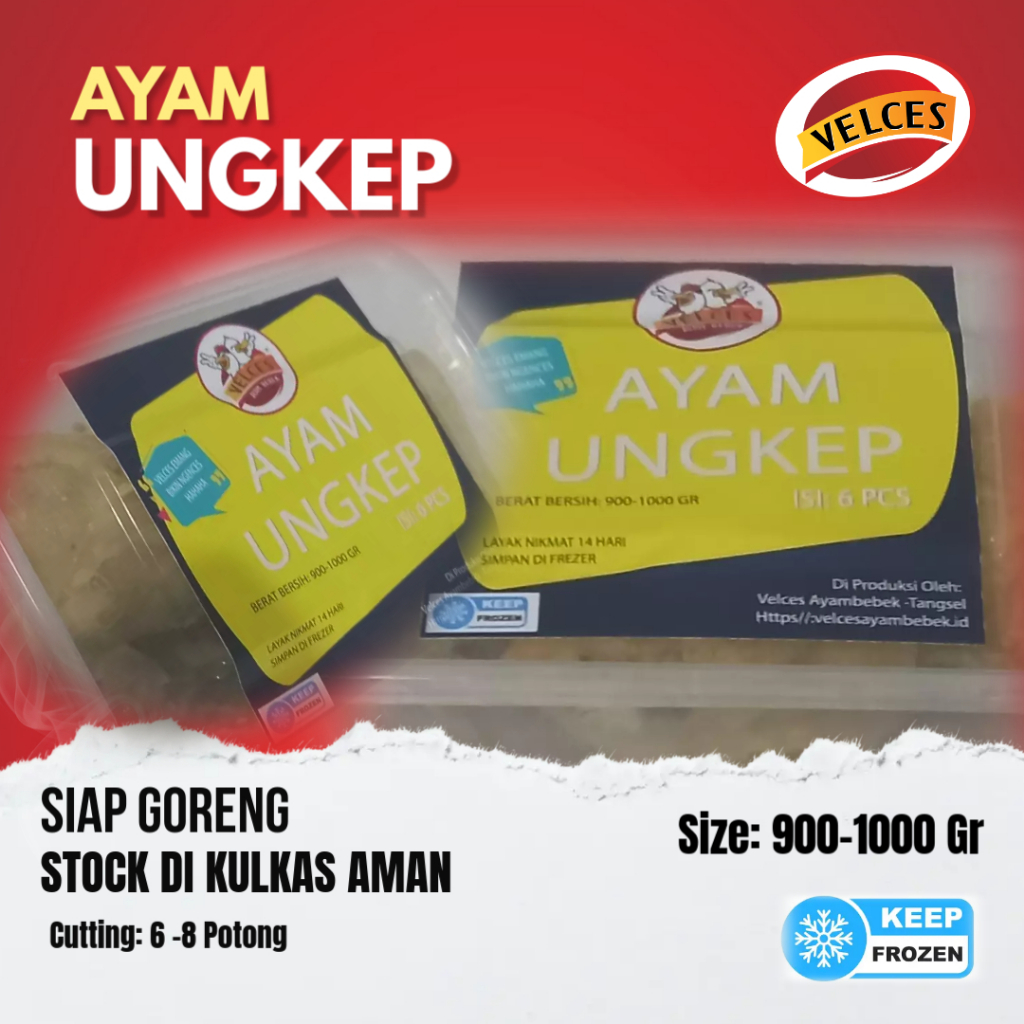 

AYAM UNGKEP VELCES – SIAP GORENG | ENAK • BERSIH • SAME DAY DELIVERY • BONUS SAMBAL
