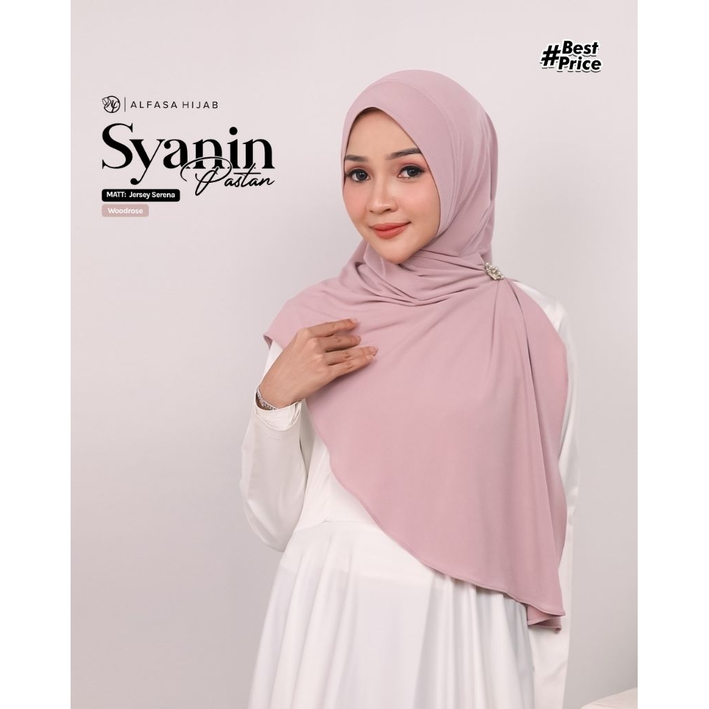 Alfasa Hijab Syanin Pastan Oval Pasmina Instan Jersey Serena