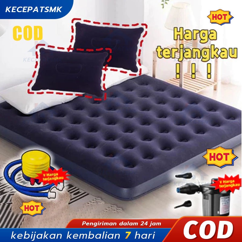 Kasur Angin / Air Bed Double Kasur Angin Bestway + pompa manual Bestway Paket Kasur Angin Double Bir