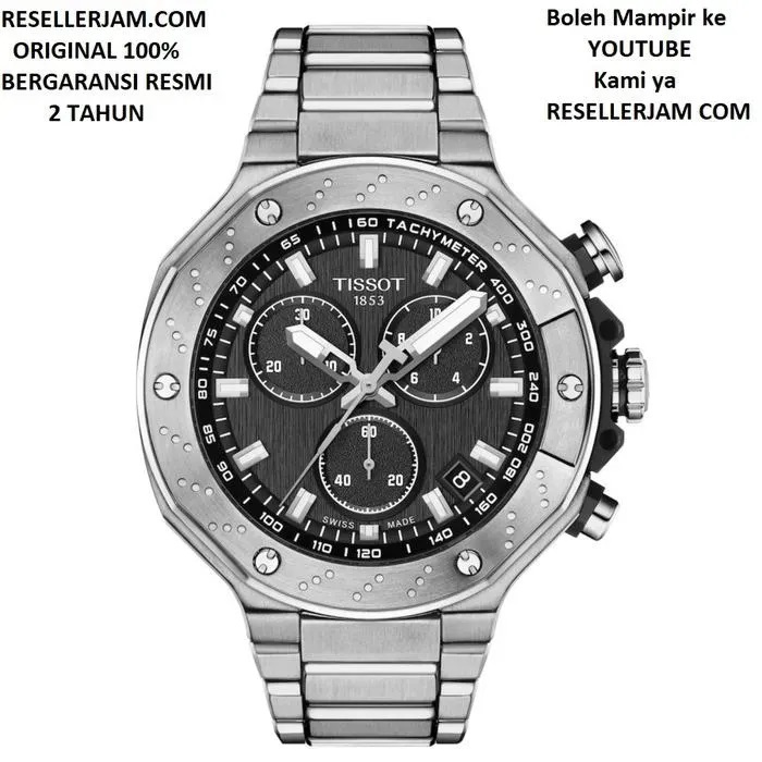 Jam Tangan Tissot T141.417.11.051.01 T-Race Chronograph Original Garansi Resmi 2 Tahun