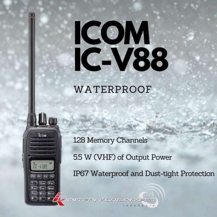 HT WalkIe Talkie V88 ICOM V88 IC- V88 V 88 VHF 136-174MHz Handy Talky