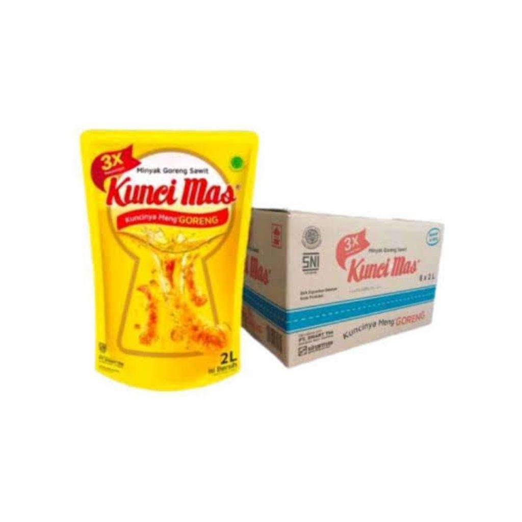 

MINYAK GORENG KUNCI MAS DUS/KARTON ISI 6POUCH@2L