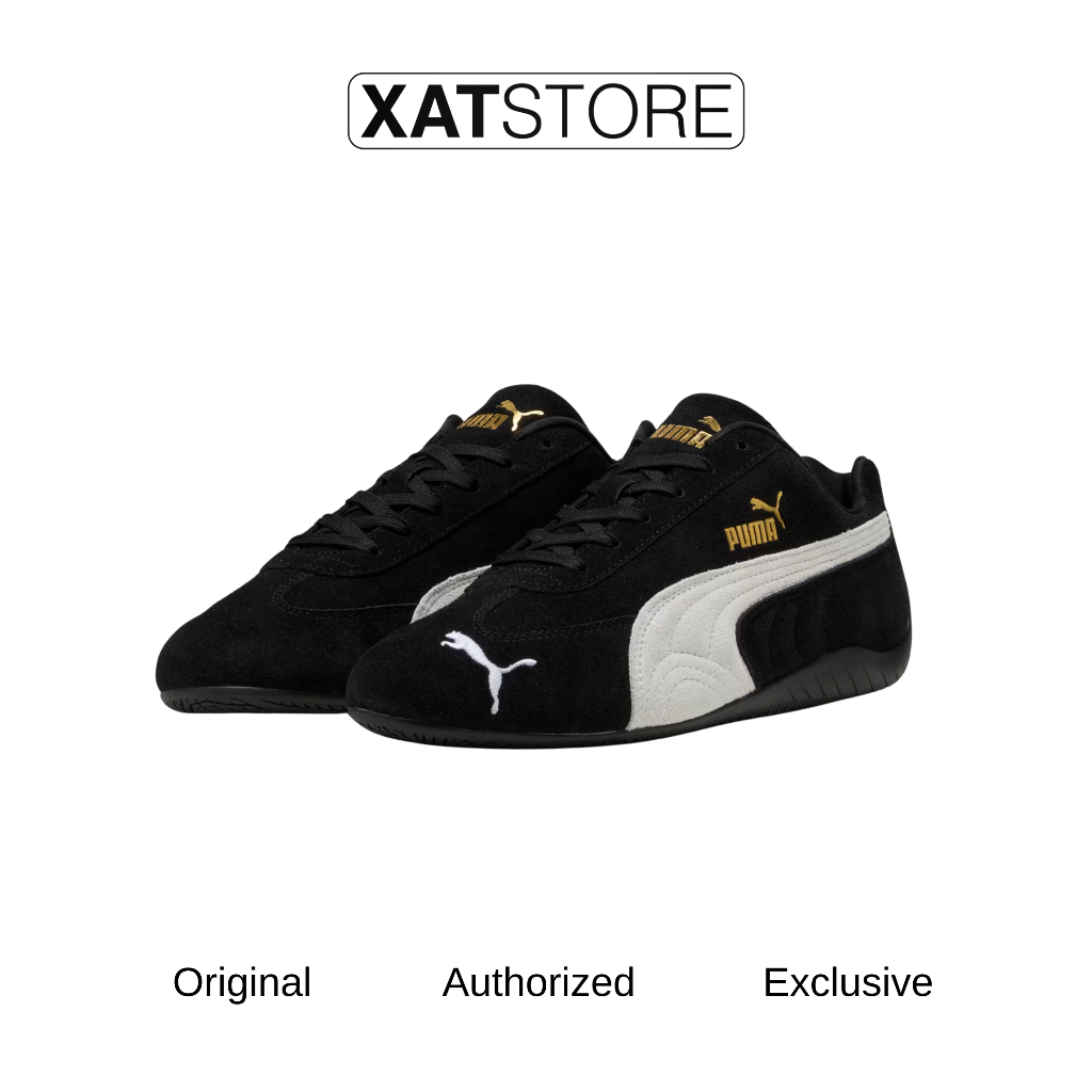 PUMA SPEEDCAT OG - BLACK WHITE SUEDE (100 % ORIGINAL)