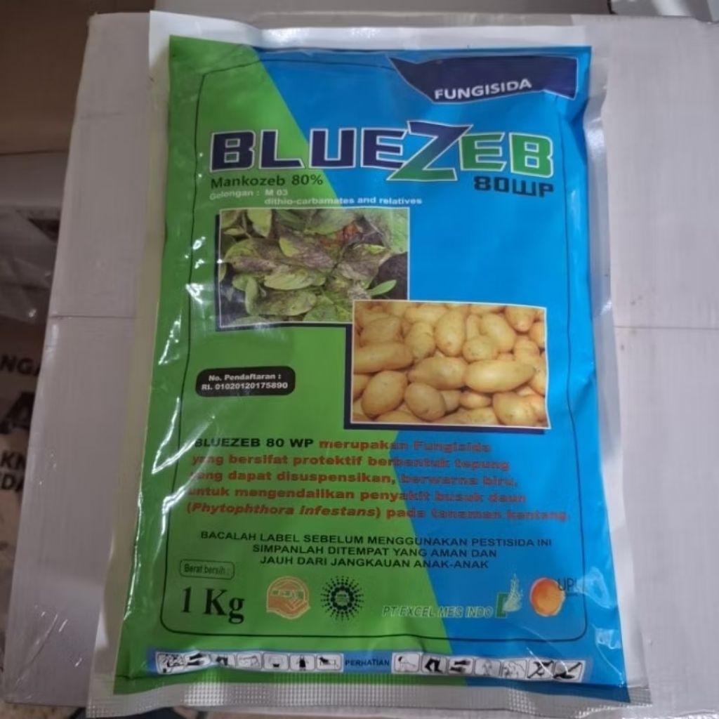 Fungisida Bluezeb (Mankozeb 80%) 80 WP 1 Kg