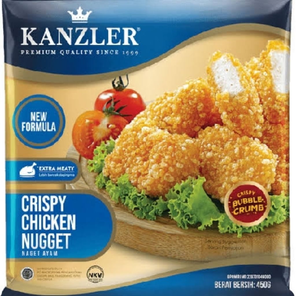 

Naget Kanzler Crispy Premium 450 gram