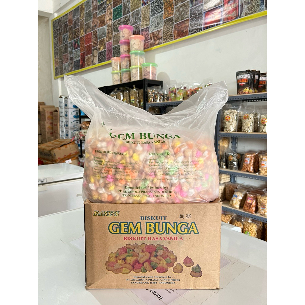 

[4 Kg] 1 Ball Gem Bunga (Free Bubblewarp & Kardus)