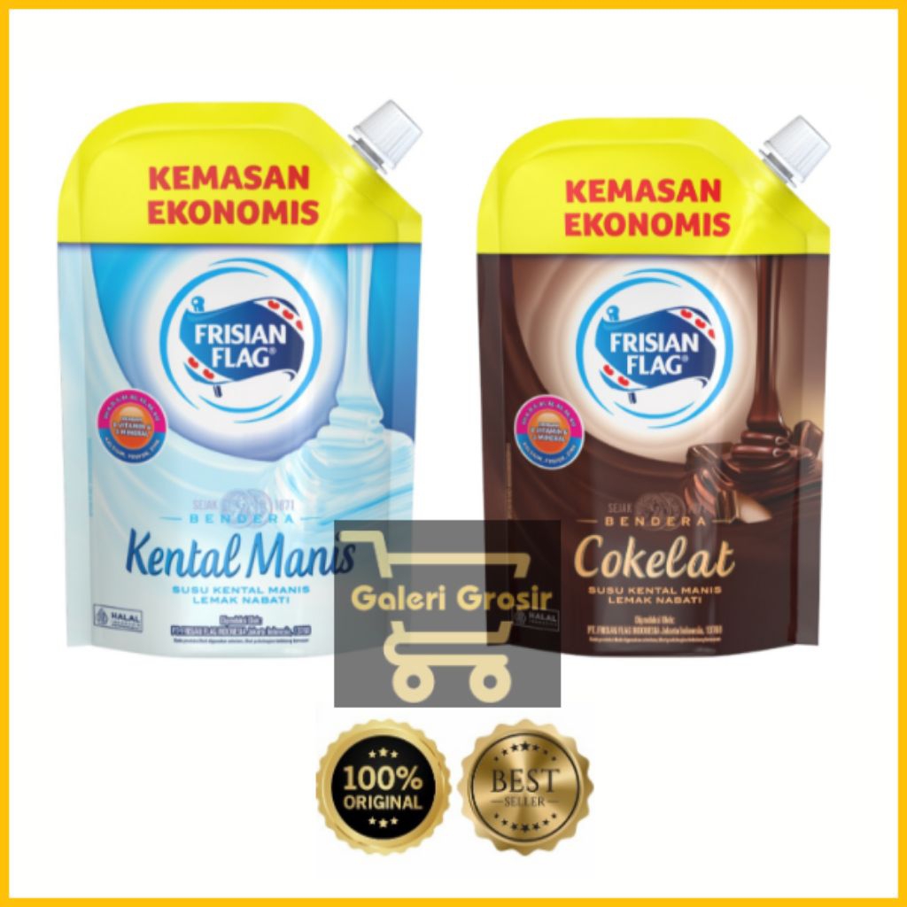 

FRISIAN FLAG SUSU KRIMER KENTAL MANIS POUCH 535 GRAM