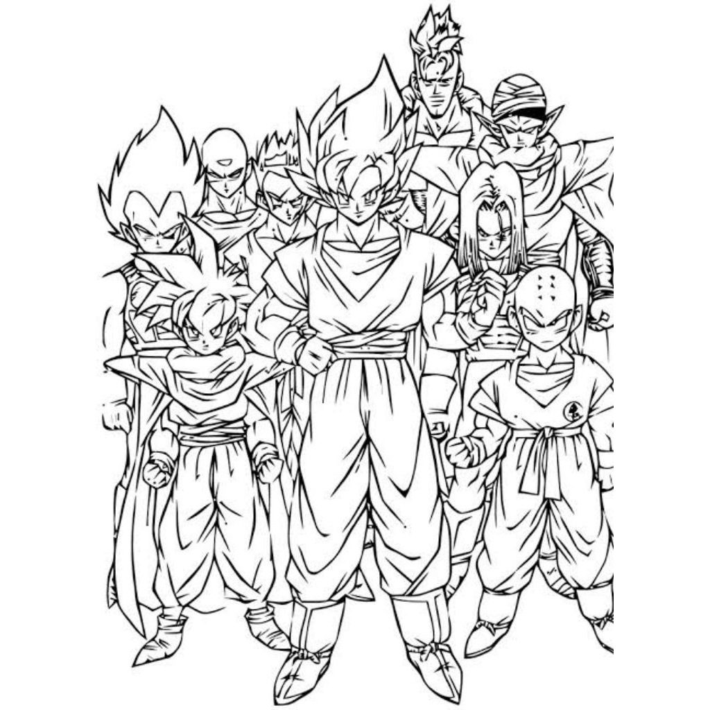 

Gambar Mewarnai Tema Dragon Ball 20 Lembar Ukuran A4
