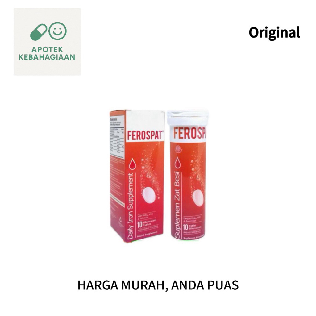 Ferospat Tablet Effervescent Isi 10