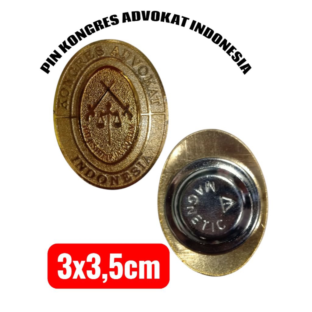PIN KONGRES ADVOKAT INDONESIA/ PIN KAI/PIN ADVOKAT/ BROS ADVOKAT/ PIN/ BROS/ PIN PENGACARA/ BROS PEN