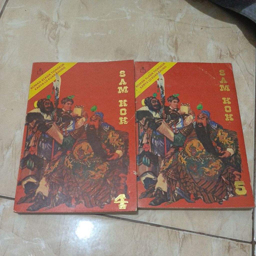 Buku Roman Klasik Tiongkok Sam Kok Karya Lo kuan Chung Original