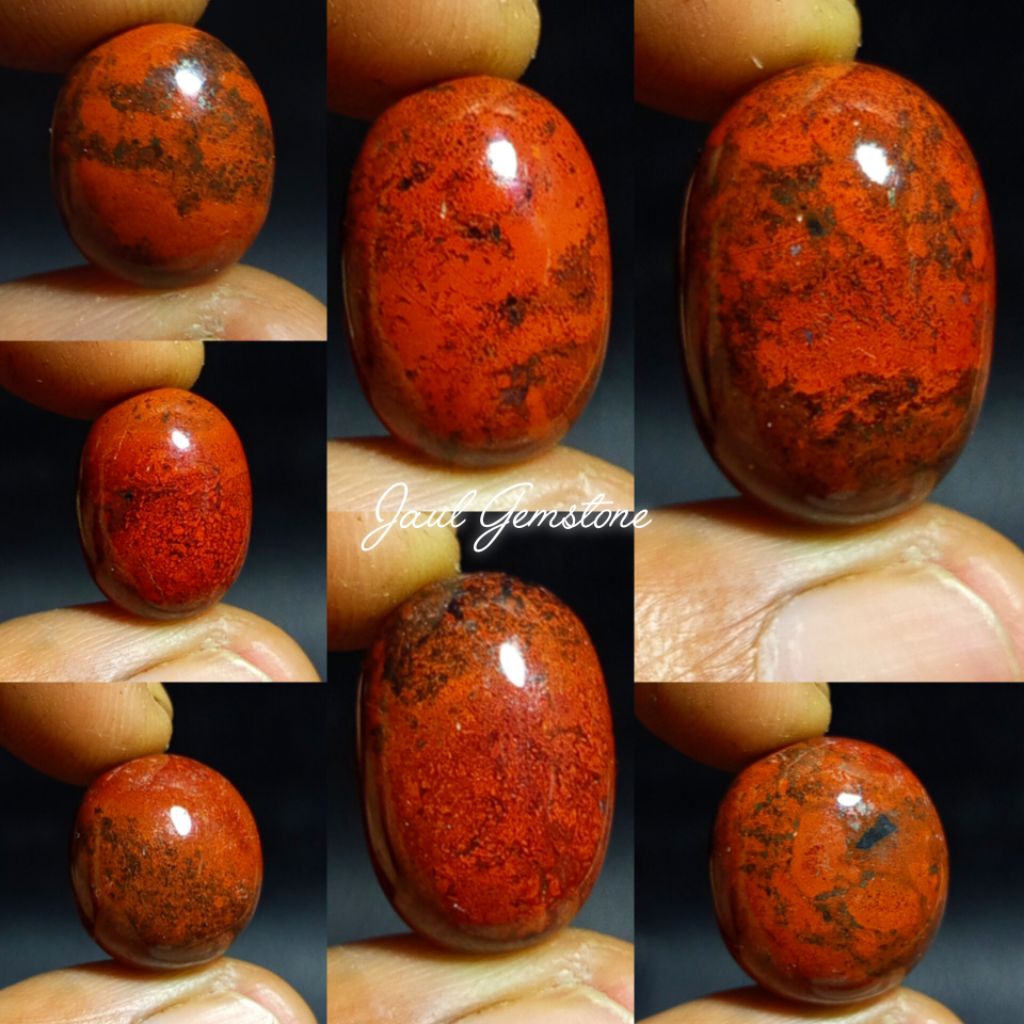 batu badar besi merah/badar besi merah natural/lostun badar besi merah nempel magnet/batu akik