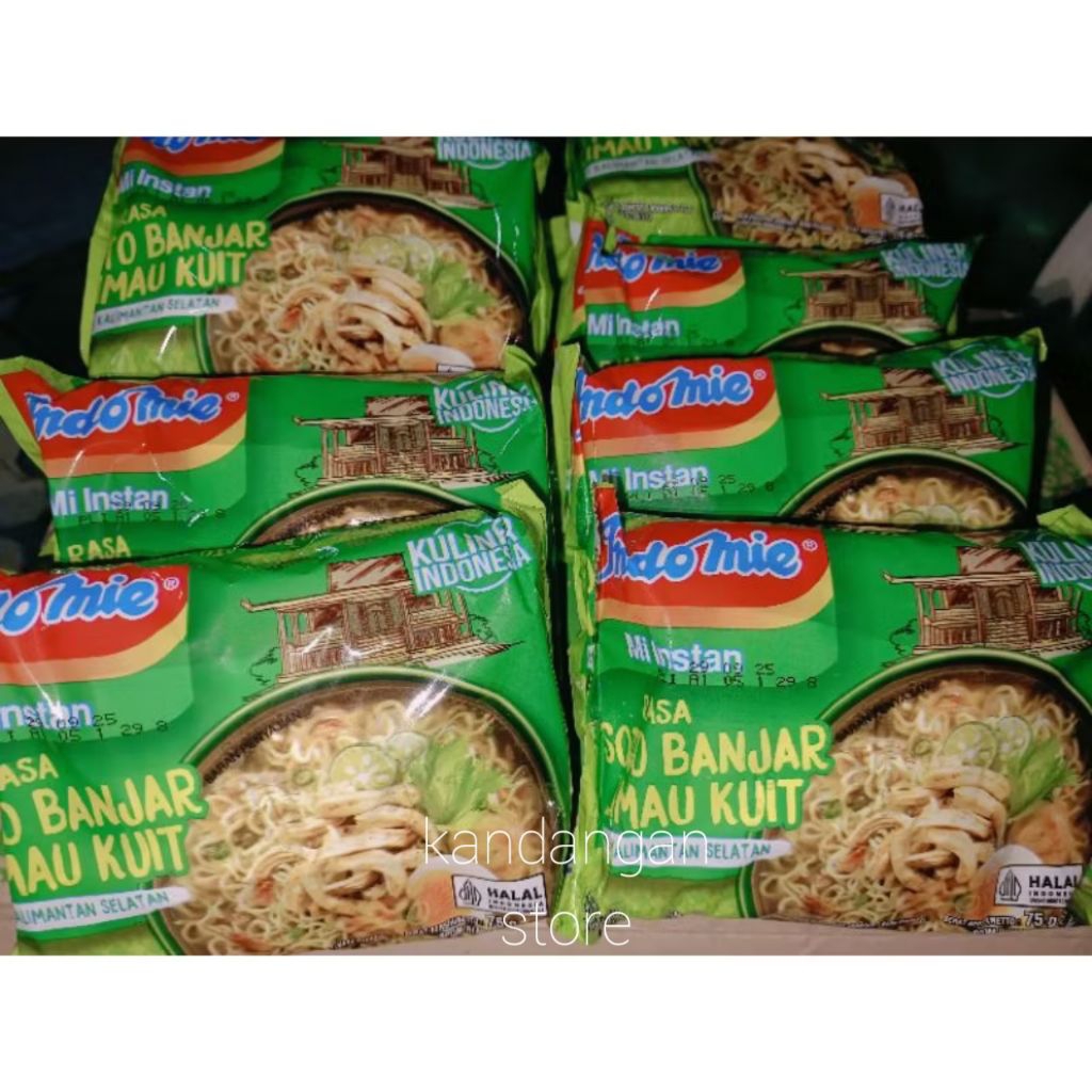 

INDOMIE MIE INSTAN SOTO BANJAR LIMAU KUIT KHAS KAL-SEL