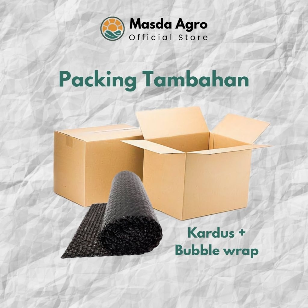 

EXTRA PACKING Tambahan packing Kardus + Bubble Wrap