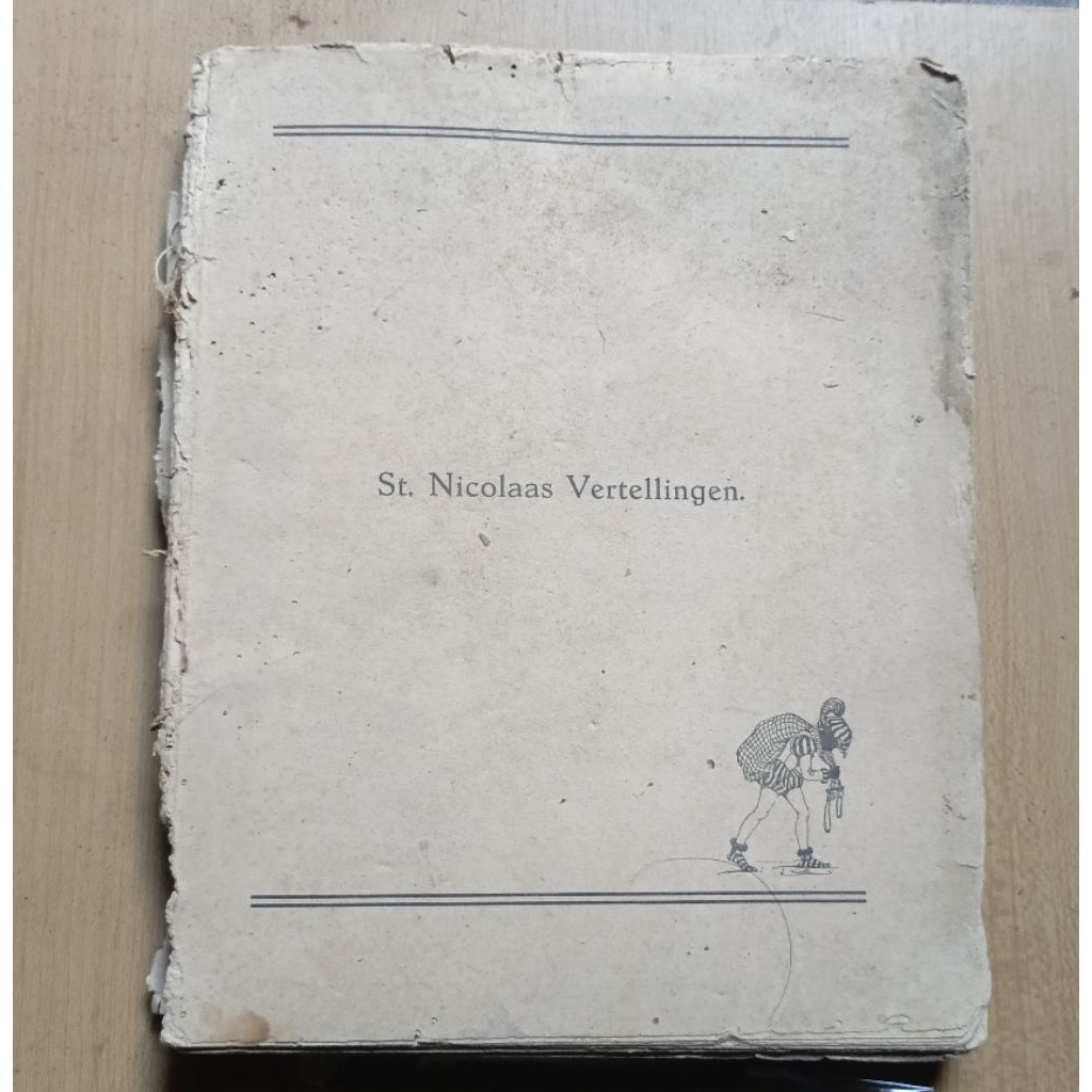 buku belanda St. Nicolaas Vertellingen lawas kuno antik