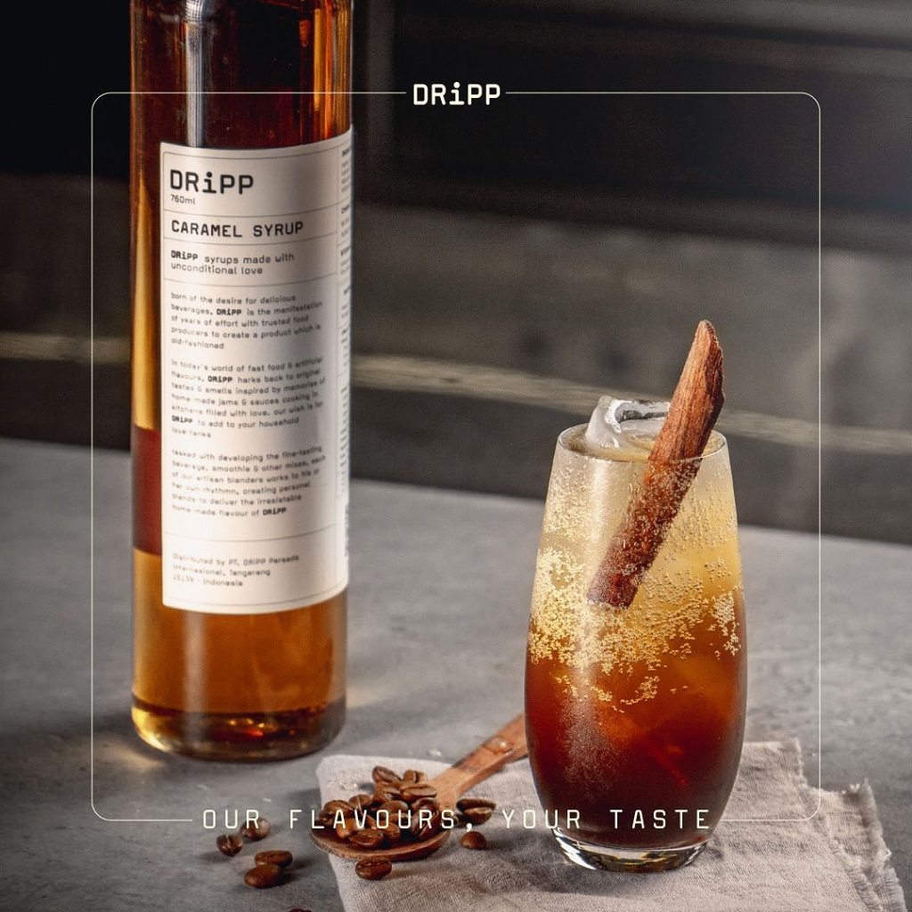 

Dripp Syrup rasa Caramel 760 ml