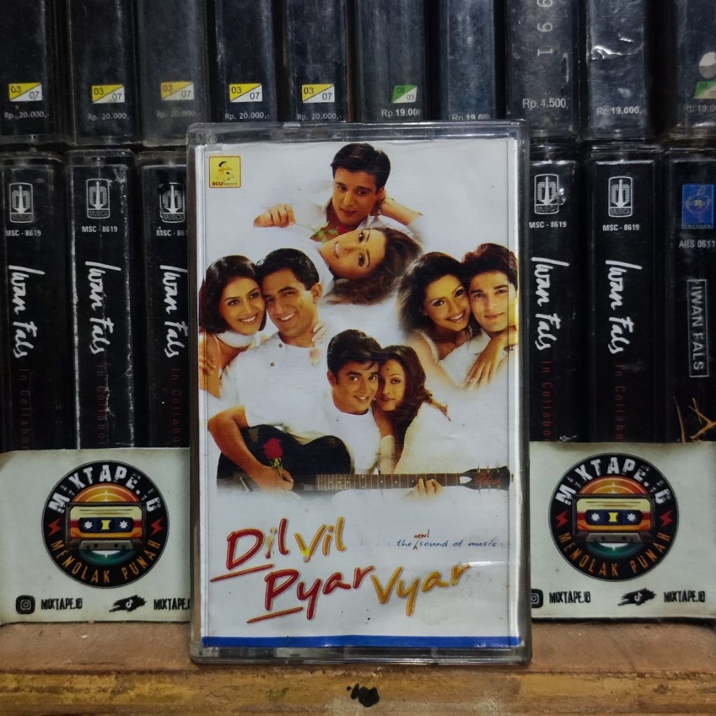 Kaset Pita - Dil Vil Pyar Vyar - India - Radio Tape - Kaset - Radio - Pemutar Kaset - Retro - Classi