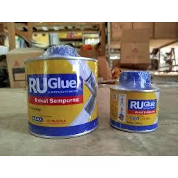 Lem Rucika Ruglue Pipa PVC 100 Gr / 400 Gr Lem Pipa Kaleng