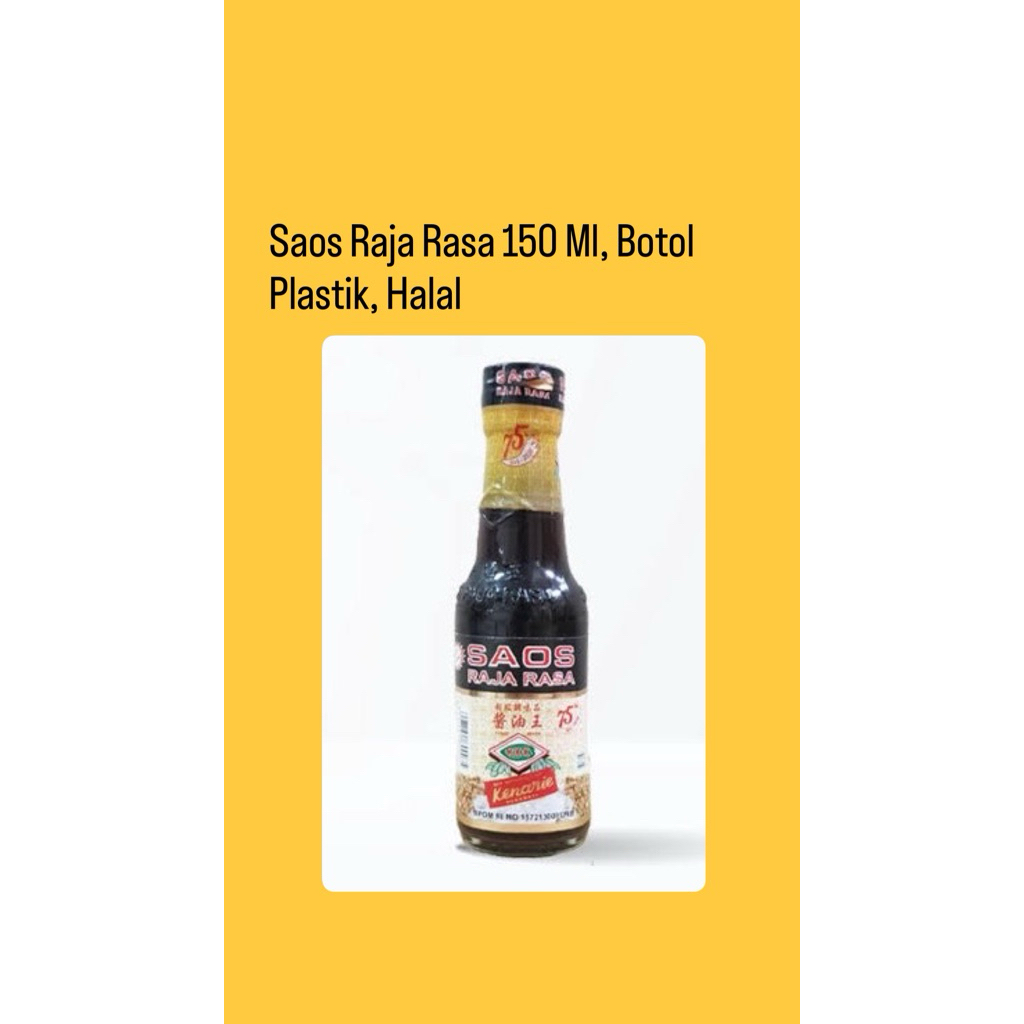 

Saos Raja Rasa 150ml Botol Plastik – Bumbu Masak Serbaguna Gurih Praktis