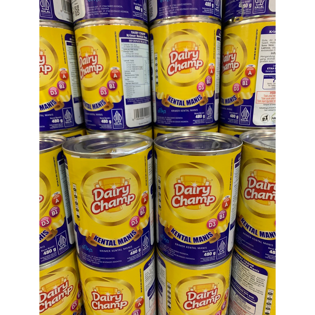 

(2pcs) PAKET SKM DAIRY CHAMP KALENG 480g