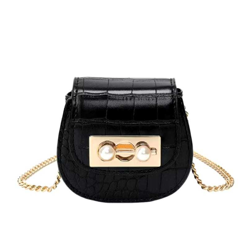 Tas Selempang Rantai Mariana Croco Mini Pearl Tas Wanita Tas Slempang Termurah