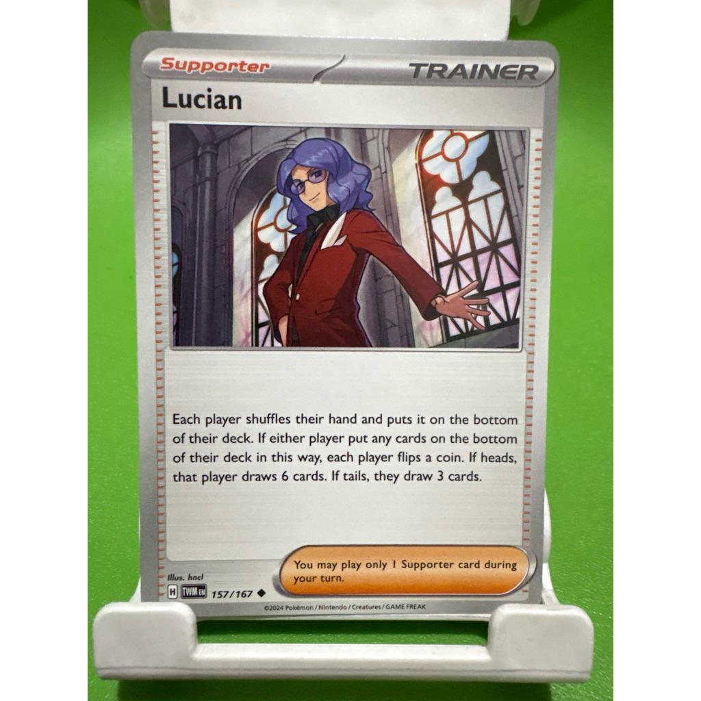 kartu pokemon original common Lucian twm 157/167