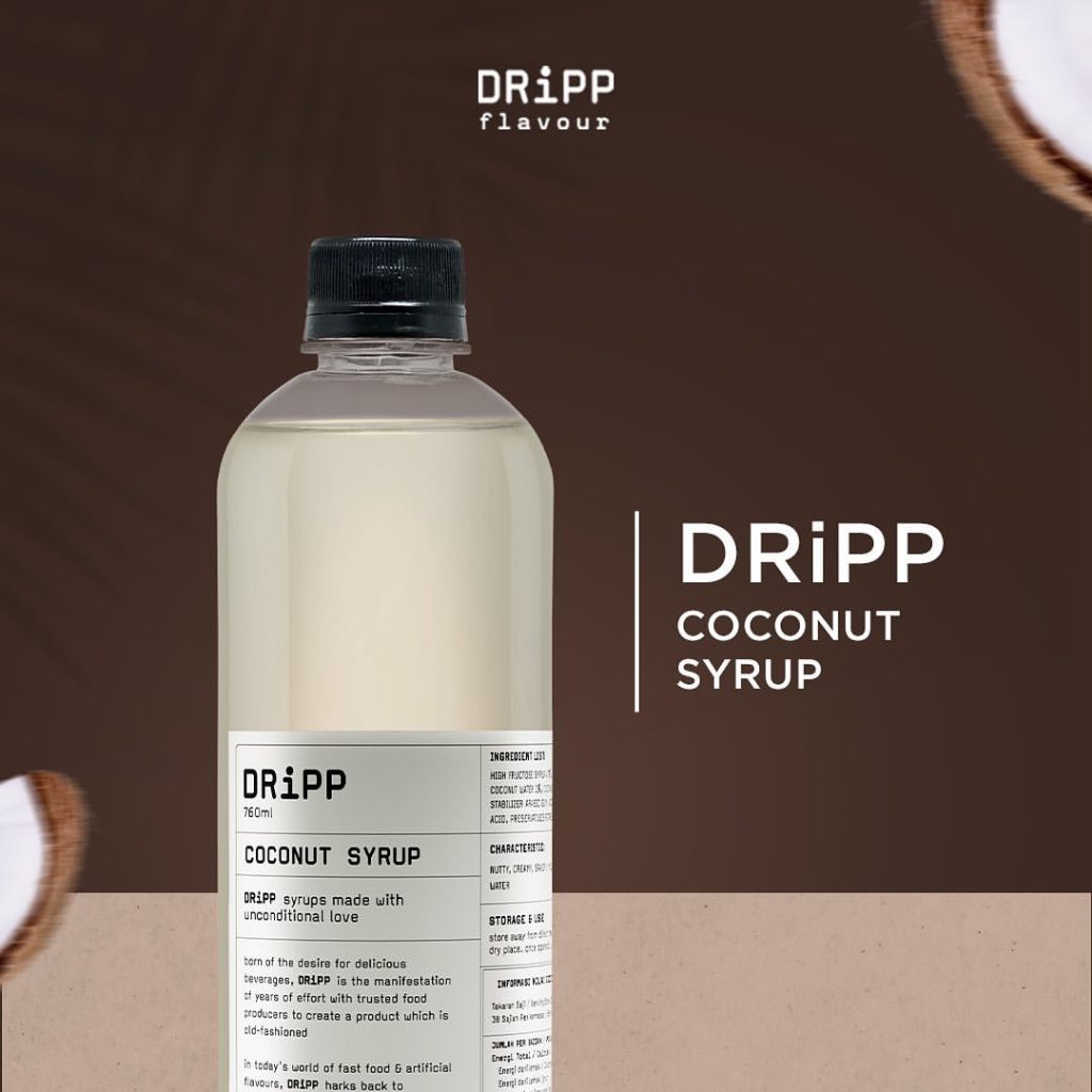 

Dripp Syrup rasa Coconut 760 ml