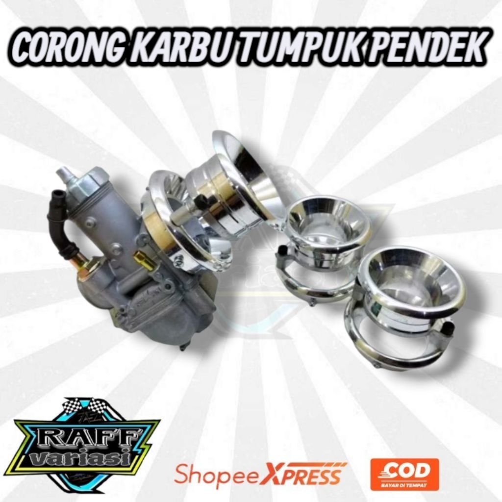 Velocity Corong Karbu Tumpuk Tingkat Corong Karbu Donat Tingkat tumpuk PE PWK 28