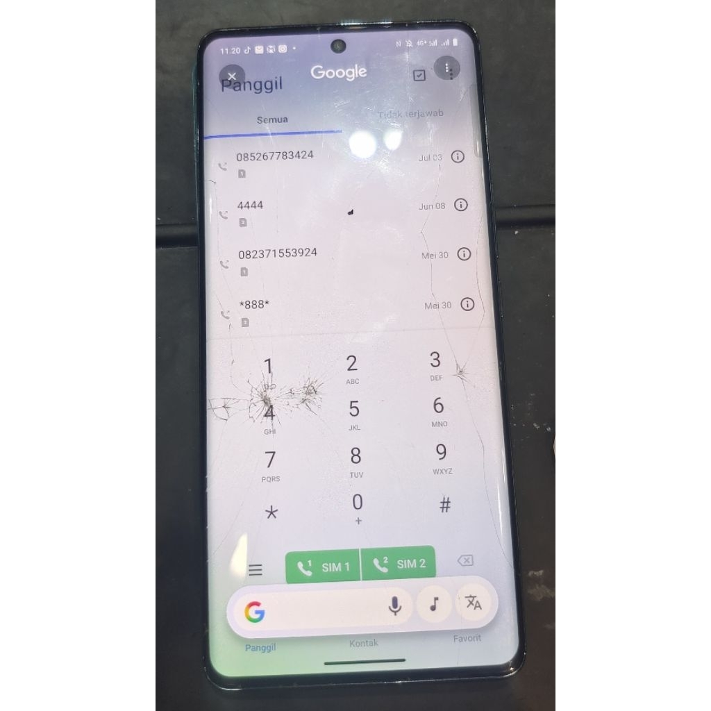 LCD COPOTAN VIVO V30 MINUS RETAK GLASS ORIGINAL