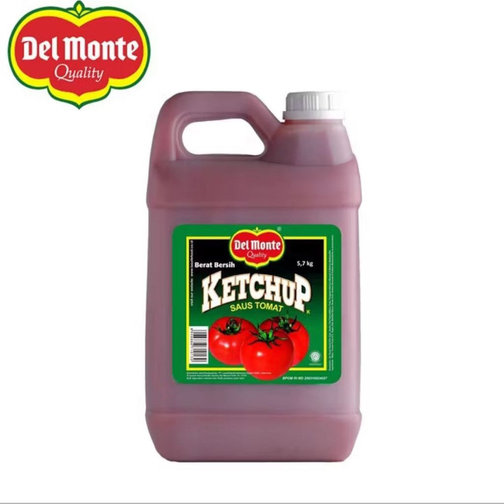 

Saus Kechup Tomat Del Monte Quality alternatif untuk nak kanak kecil yg tidak suka pedas 5,5 Kg