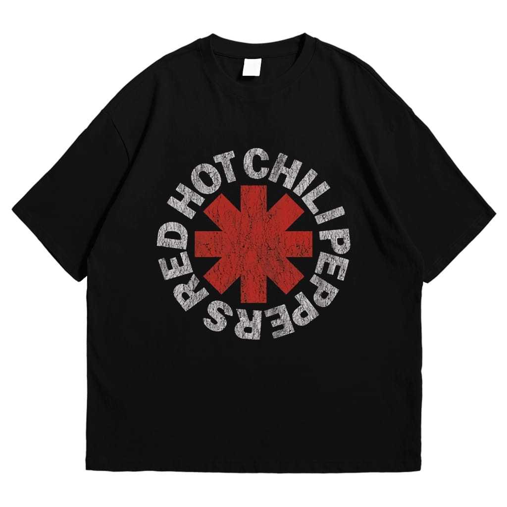 Ganzet store Kaos RHCP vintage lengan pendek unisex bahan katun 24s original distro bandung