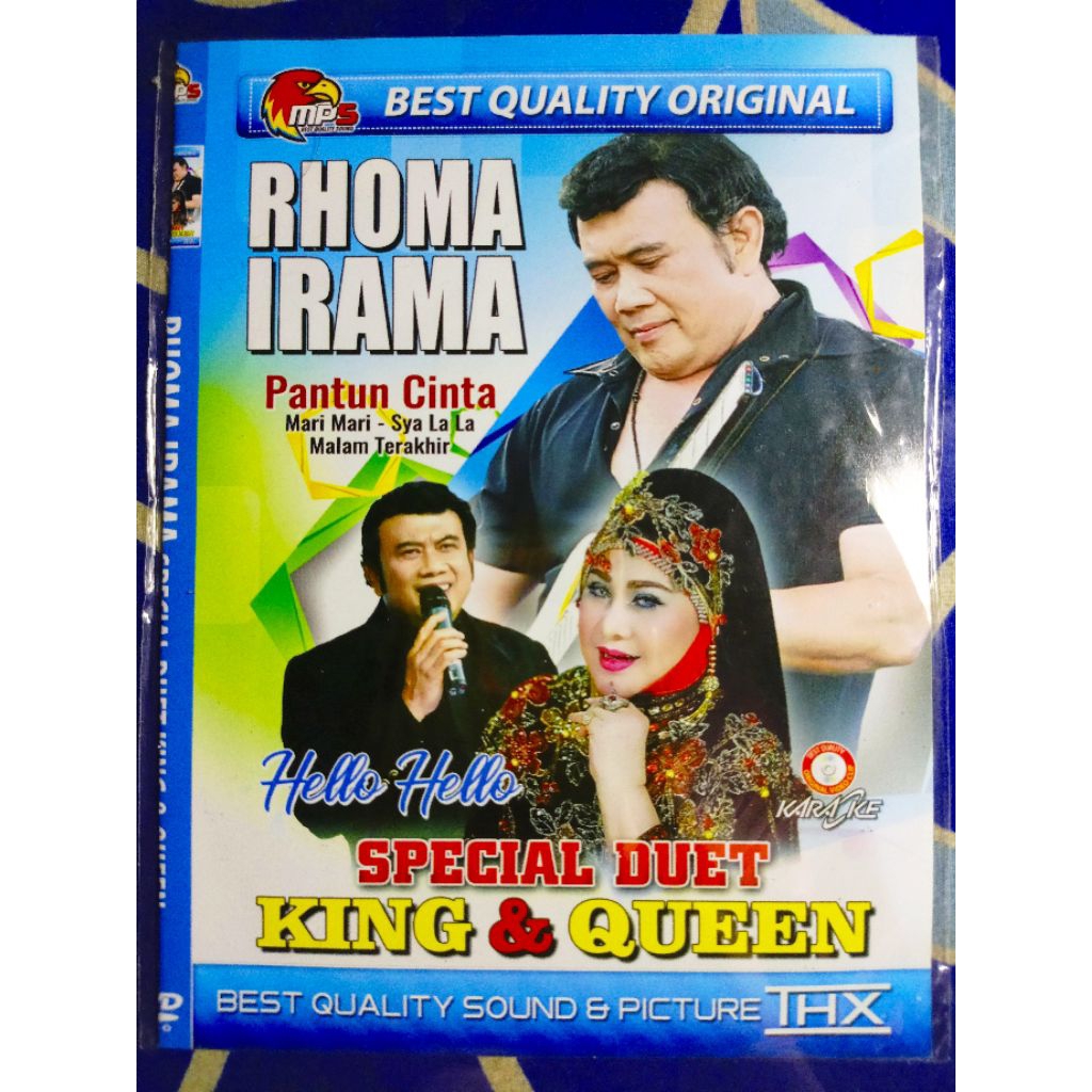 Kaset mp5 dangdut spesial duet rhoma irama album pilihan terbaik
