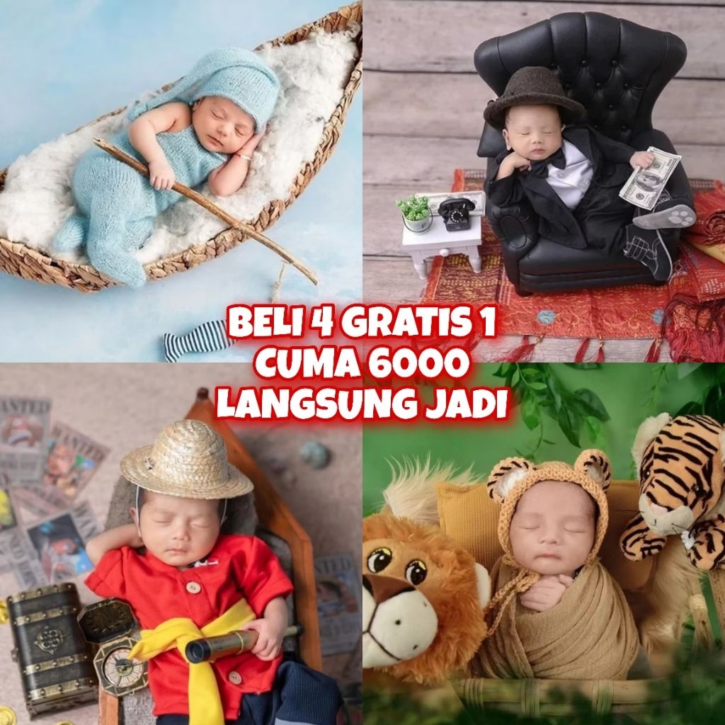 ( LANGSUNG JADI ) EDIT FOTO BAYI NEWBORN COWOK GANTENG | TEMA COWOK 2 | GRATIS NAMA