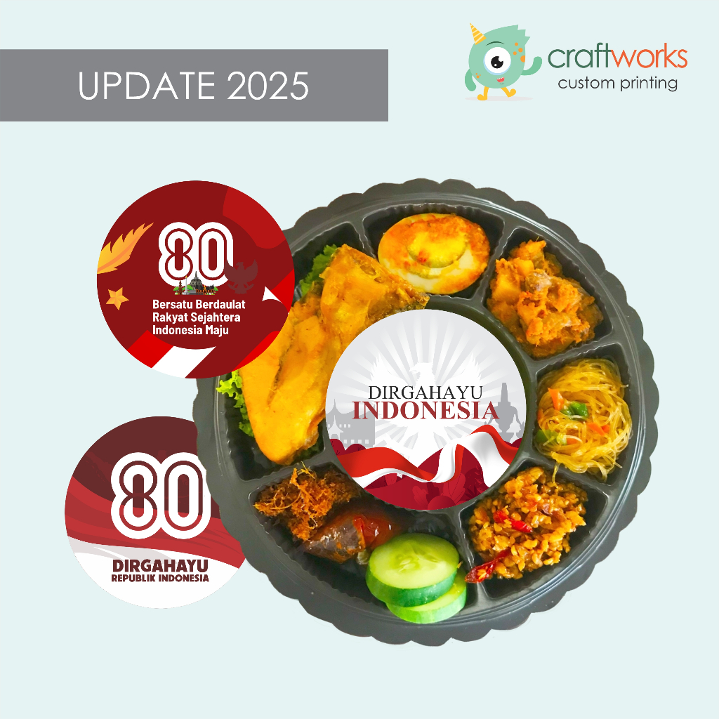 

STICKER 17 AGUSTUS / TOPLES - 7CM ISI 24 PCS