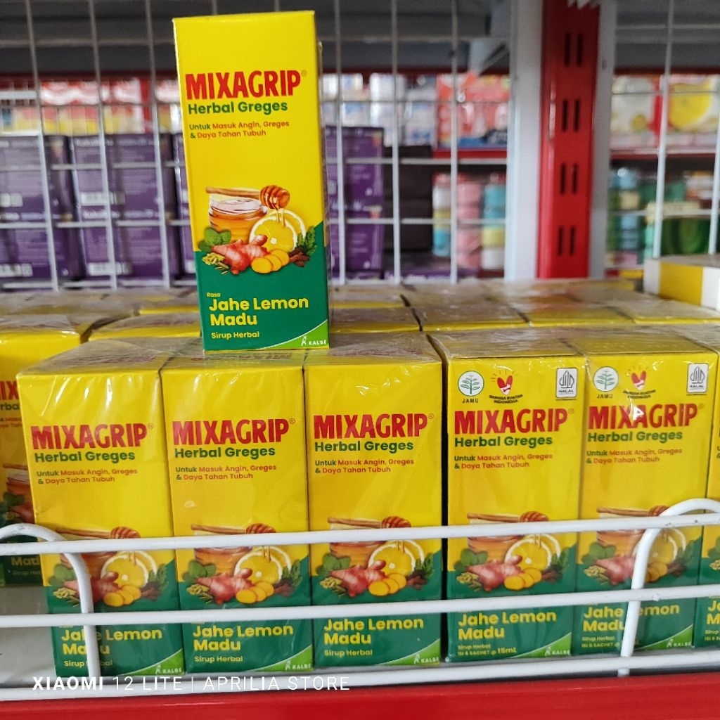 

Mixagrip Herbal Greges isi 6 sachet @15mlx6