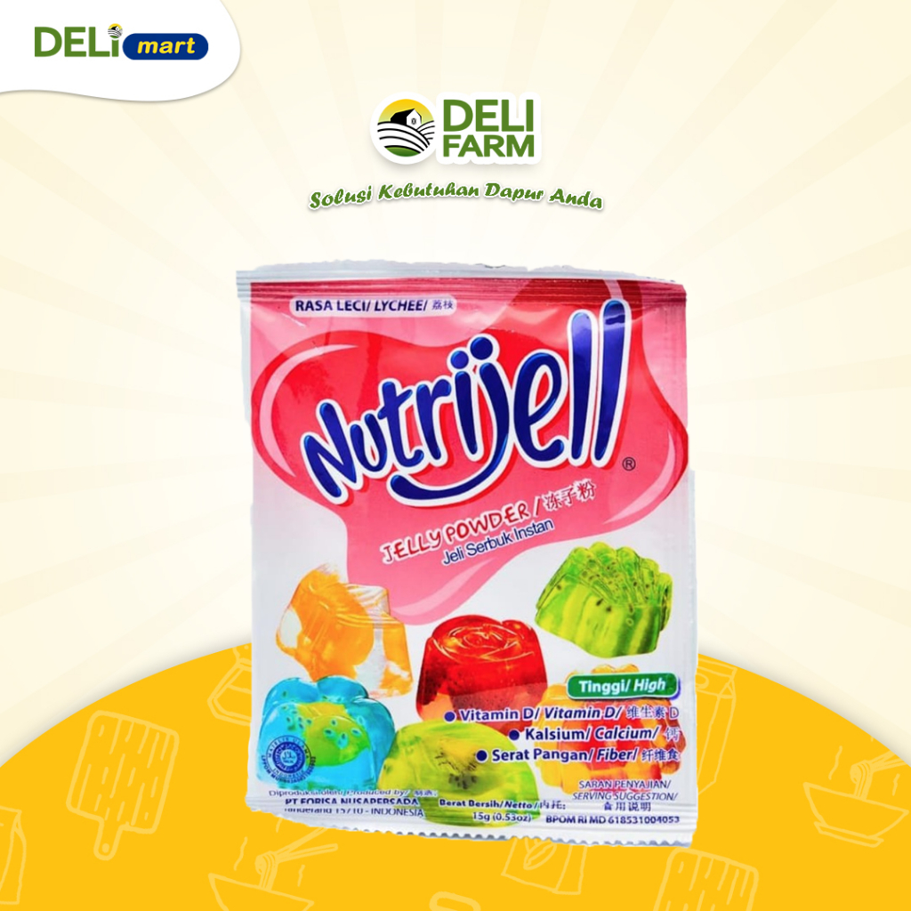

Deli Mart [Khusus INSTAN Medan] NUTRIJELL 10 GRAM by Deli Farm
