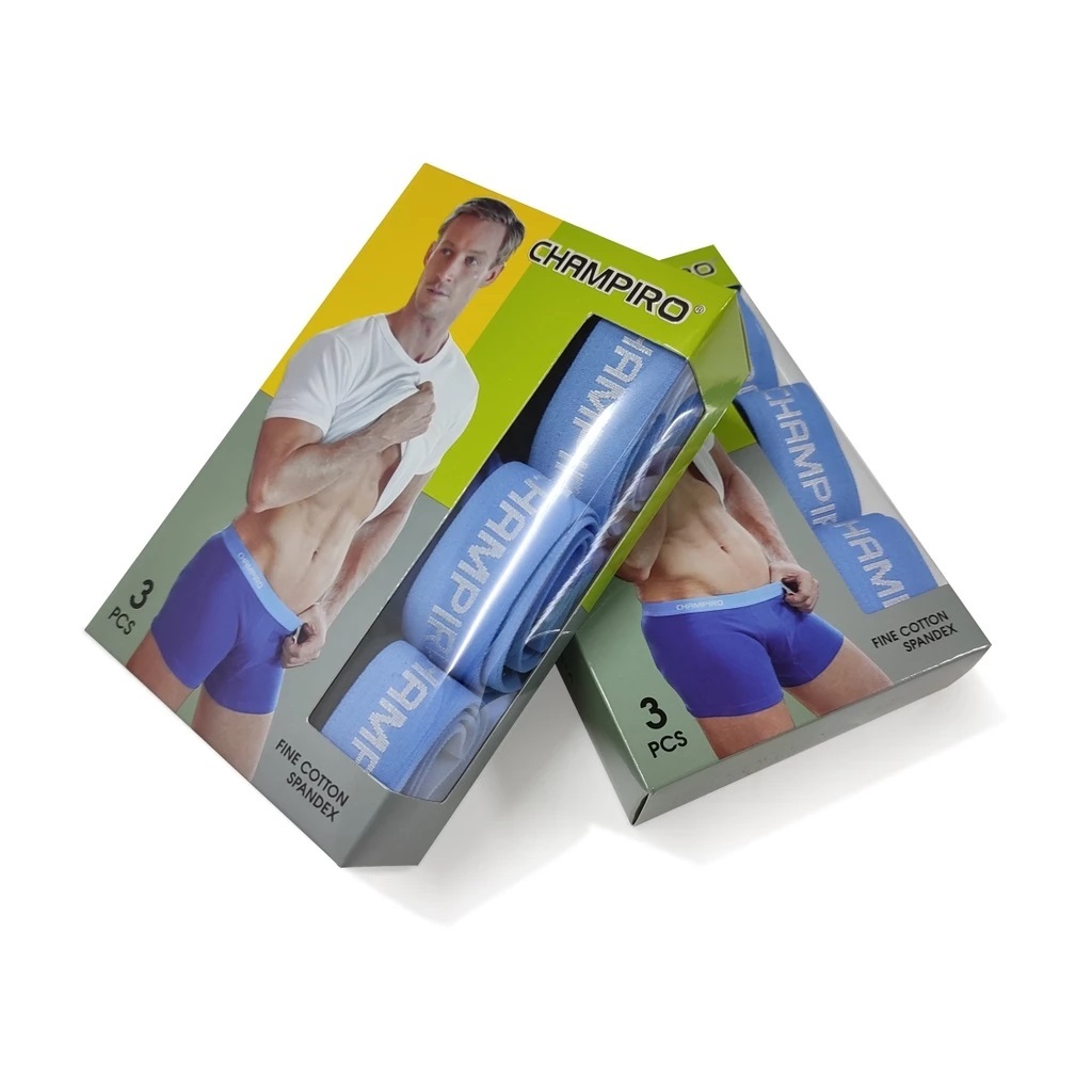 ( 3pc ) Boxer Champiro C-0330.C | Champiro Celana Dalam Pria Boxer | Boxer Pria Champiro - Kshop