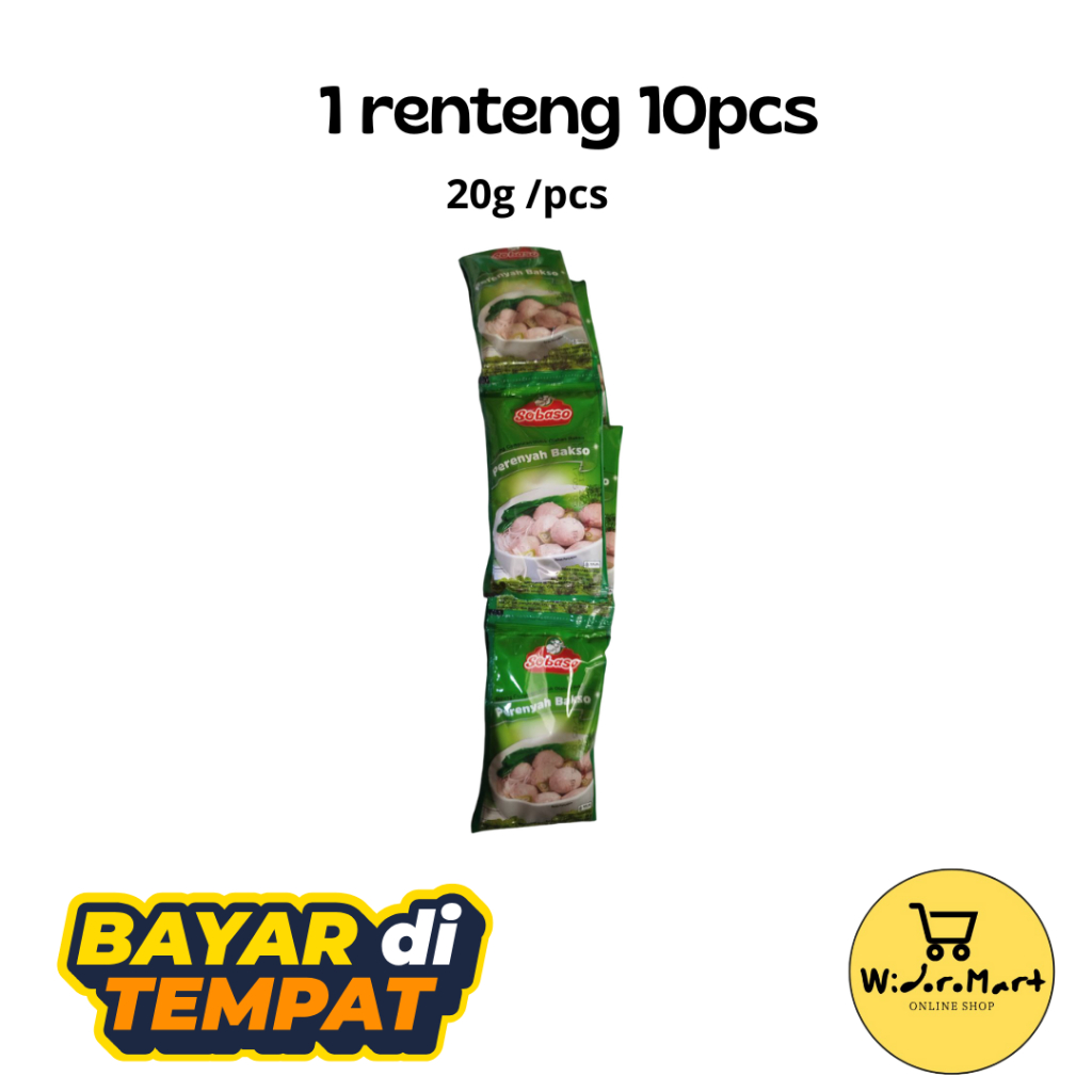 

SOBASO PERENYAH 20G ( isi 10 Bks )